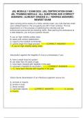 JBL MODULE 1 EXAM 2025 &vert; JBL CERTIFICATION EXAM &vert; JBL TRAINING MODULE &vert; ALL QUESTIONS AND CORRECT ANSWERS &vert; ALREADY GRADED A&plus; &vert; VERIFIED ANSWERS &vert; NEWEST EXAM