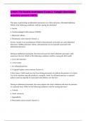 GNRS 578 Health Assessment Exam 2- Sample Questions &vert;&vert; errorless answers 100&percnt;&period;