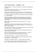  SOCL 2001 EXAM 1 - THOMAS &ndash; LSU