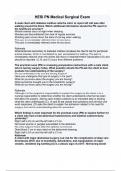 HESI PN Medical Surgical Exam