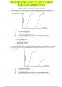 PHARMACOLOGY&comma; TOXICOLOGY&comma; PHARMACOKINETICS Questions & Answers&vert; 100&percnt; Verified&period;