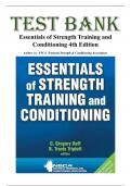 Essentials of Strength Training and Conditioning &lpar;4th Edition&rpar; &ndash; Haff & Triplett &ndash; Full Test Bank with Verified Answers &ndash; Multiple-Choice&comma; Calculation & Scenario-Based Questions