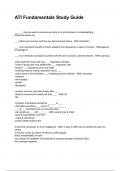 ATI Fundamentals Study Guide NEWEST 2025&sol;2026 ACTUAL COMPLETE 200 QUESTIONS AND CORRECT DETAILED ANSWERS &lpar;VERIFIED ANSWERS&rpar; &vert;ALREADY GRADED A&plus;