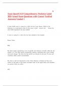 Exam QuestVATI Comprehensive Predictor Latest 2024 Actual Exam Questions with Correct Verified Answers&sol; Graded &plus;