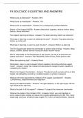 FA BOLC MOD II QUESTINS AND ANSWERS