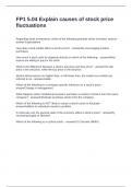 FP1 5&period;04 Explain causes of stock price fluctuations Questions and Answers