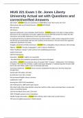 HIUS 221 Exam 1 Dr&period; Jones Liberty University Actual set with Questions and correct&sol;verified Answers