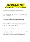 POST Test &num;1 &ndash; LD 5&comma; 15&comma; 16&comma; 20&comma; 39 &vert; Real Questions & Correct Answers &lbrack;Complete Guide&rsqb;