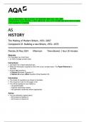 AQA AS HISTORY THE MAKING OF MODERN BRITAIN&comma; 1951&ndash;2007   COMPONENT 2S BUILDING A NEW BRITAIN&comma; 1951&ndash;1979 COMBINED QUESTION PAPER  AND MARKING SCHEME 
