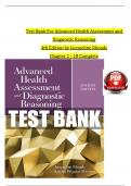 TEST BANK For Advanced Health Assessment and Diagnostic Reasoning&comma; 4th Edition by Jacqueline Rhoads&comma; Verified Chapters 1 - 18&comma; Complete Newest Version