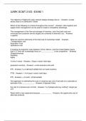 UARK SCMT 2103 -EXAM 1