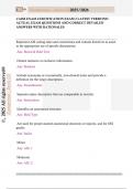 CAISS EXAM CERTIFICATION EXAM 2 LATEST VERSIONS&sol;  ACTUAL EXAM QUESTIONS AND CORRECT DETAILED  ANSWERS WITH RATIONALES