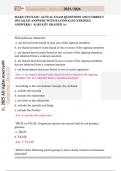 MAKE UP EXAM&sol; ACTUAL EXAM QUESTIONS AND CORRECT  DETAILED ANSWERS WITH RATIONALES &lpar;VERIFIED  ANSWERS&rpar; &vert; ALREADY GRADED A&plus; 