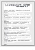 C165 WGU BUNDLED EXAMS WITH CORRECT ANSWERS 2025