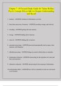 Ch&period; 7&ndash;10 Psychology Power Guide&colon; Q&A for Mastering Memory & Emotion &lpar;Tulane Rollins&rpar;