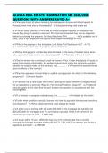 ALASKA REAL ESTATE EXAMINATION SET 2025&sol;2026 QUESTIONS WITH ANSWERS RATED A&plus;