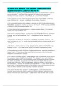 ALASKA REAL ESTATE EVALUATION EXAM 2025&sol;2026 QUESTIONS WITH ANSWERS RATED A&plus;