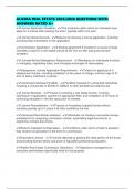 ALASKA REAL ESTATE 2025&sol;2026 QUESTIONS WITH ANSWERS RATED A&plus;