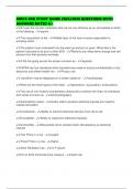 AMCA EKG STUDY GUIDE 2025&sol;2026 QUESTIONS WITH ANSWERS RATED A&plus;