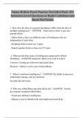 Tulane Rollins Psych Practice Test Q&A Pack&colon; 50&plus; Instructor-Level Questions to Build Confidence and Boost Test Scores