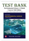  Environmental Science&colon; A Global Concern 16e &ndash; William Cunningham &ndash; Chapters 1&ndash;25 &ndash; Complete Test Bank with Answers