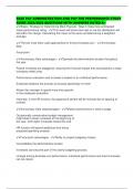 BASE PAY ADMINISTRATION AND PAY FOR PERFORMANCE STUDY GUIDE 2025&sol;2026 QUESTIONS WITH ANSWERS RATED A&plus;