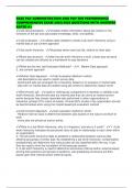 BASE PAY ADMINISTRATION AND PAY FOR PERFORMANCE COMPREHENSIVE EXAM 2025&sol;2026 QUESTIONS WITH ANSWERS RATED A&plus;