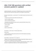 UNL CYAF 285 questions with verified answers graded A&plus; updated