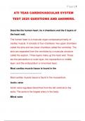ATI TEAS CARDIOVASCULAR SYSTEM  TEST 2025 QUESTIONS AND ANSWERS&period;