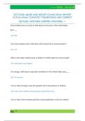 DCF CHILD ABUSE AND NEGLET &lpar;CAAN&rpar; EXAM NEWEST  ACTUAL EXAM COMPLETE 73QUESTIONS AND CORRECT  DETAILED ANSWERS &lpar;VERIFIED ANSWERS&rpar;  