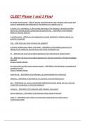 CLEET Phase 1 and 2 Final Questions with correct Answers 2025&sol;2026&lpar; A&plus; GRADED 100&percnt; VERIFIED&rpar;&period;