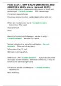 Combat Medic 68W Fieldcraft 2 Exam C168W144 Questions with Complete Solutions &lpar;Latest 2025&rpar;