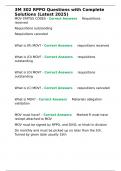 3M 302 RPPO Questions with Complete Solutions &lpar;Latest 2025&period;