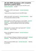 3M 302 RPPO Questions with Complete Solutions &lpar;Latest 2025&rpar;