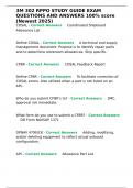 3M 302 RPPO STUDY GUIDE EXAM QUESTIONS AND ANSWERS 100- score &lpar;Newest 2025&rpar;