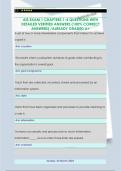 AIS EXAM 1 CHAPTERS 1-4 QUESTIONS WITH  DETAILED VERIFIED ANSWERS &lpar;100&percnt; CORRECT  ANSWERS&rpar; &sol;ALREADY GRADED A&plus; 