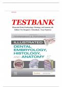Test Bank For Illustrated Dental Embryology Histology and Anatomy 5th Edition By Margaret J&period; Fehrenbach &vert; All Chapters &vert; Latest 2025
