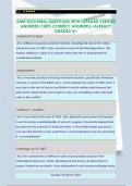 AMH 2010 FINAL QUESTIONS WITH DETAILED VERIFIED  ANSWERS &lpar;100&percnt; CORRECT ANSWERS&rpar; &sol;ALREADY  GRADED A&plus; 
