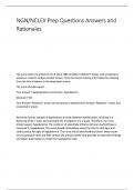 NGN NCLEX Prep Questions Answers and Rationales&period;