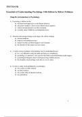 Test Bank for Essentials of Understanding Psychology&comma; 14th Edition by Feldman