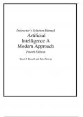 Instructor&rsquo;s Solution Manual for Artificial Intelligence&colon; A Modern Approach 4th Edition by Stuart Russell&comma; All Chapters Included