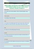 ASTB Aviation and Nautical Information Questions  with Detailed Verified Answers &lpar;100&percnt; Correct  Answers&rpar; &sol;Already Graded A&plus; 
