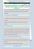 BRAE 349 FINAL QUESTIONS WITH DETAILED VERIFIED  ANSWERS &lpar;100&percnt; CORRECT ANSWERS&rpar; &sol;ALREADY  GRADED A&plus;