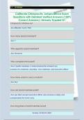 California Chiropractic Jurisprudence Exam  Questions with Detailed Verified Answers &lpar;100&percnt;  Correct Answers&rpar; &sol;Already Graded A&plus; 