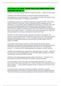 FTCE NAVA ED FINAL PAPER 2025&sol;2026 QUESTIONS WITH ANSWERS RATED A&plus;