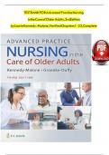 TEST BANK For Advanced Practice Nursing in the Care of Older Adults&comma; 3rd Edition by Laurie Kennedy-Malone&comma; Complete Chapters 1 - 23&comma; Newest Version