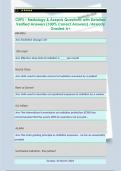 CEPS - Radiology & Asepsis Questions with Detailed  Verified Answers &lpar;100&percnt; Correct Answers&rpar; &sol;Already  Graded A&plus;