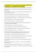 AAS PRACTICE EXAM QUESTIONS WITH ALL CORRECT & VERIFIED ANSWERS