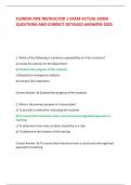 FLORIDA FIRE INSTRUCTOR 1 EXAM ACTUAL EXAM  QUESTIONS AND CORRECT DETAILED ANSWERS 2025
