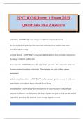 NST Bundled Exams 2025 Questions and Answers 